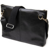 Кожаная мужская сумка GRANDE PELLE горизонтальная (GP0437black)